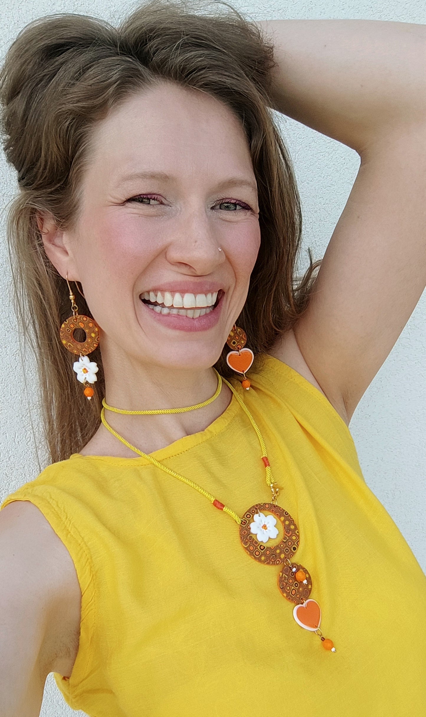 Collier sautoir Disco Sun