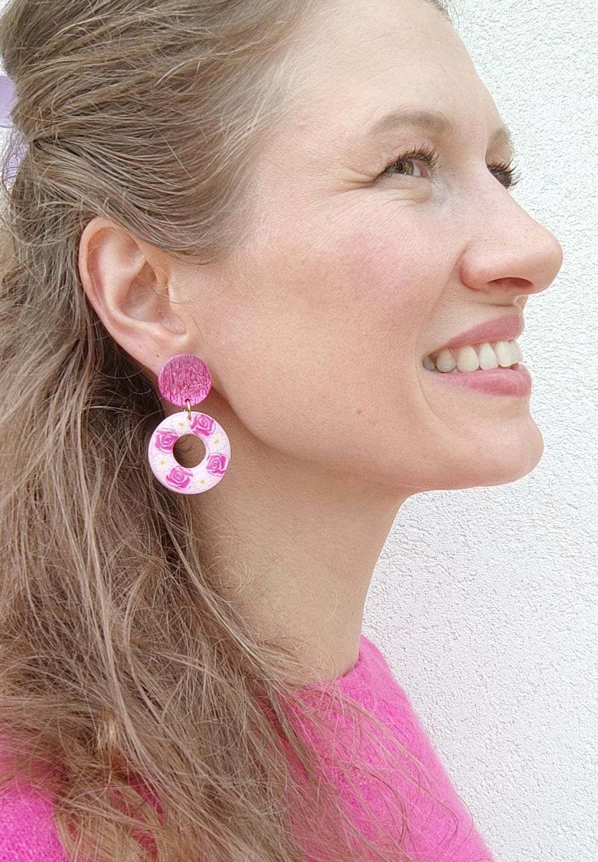 Orange Twist Earrings