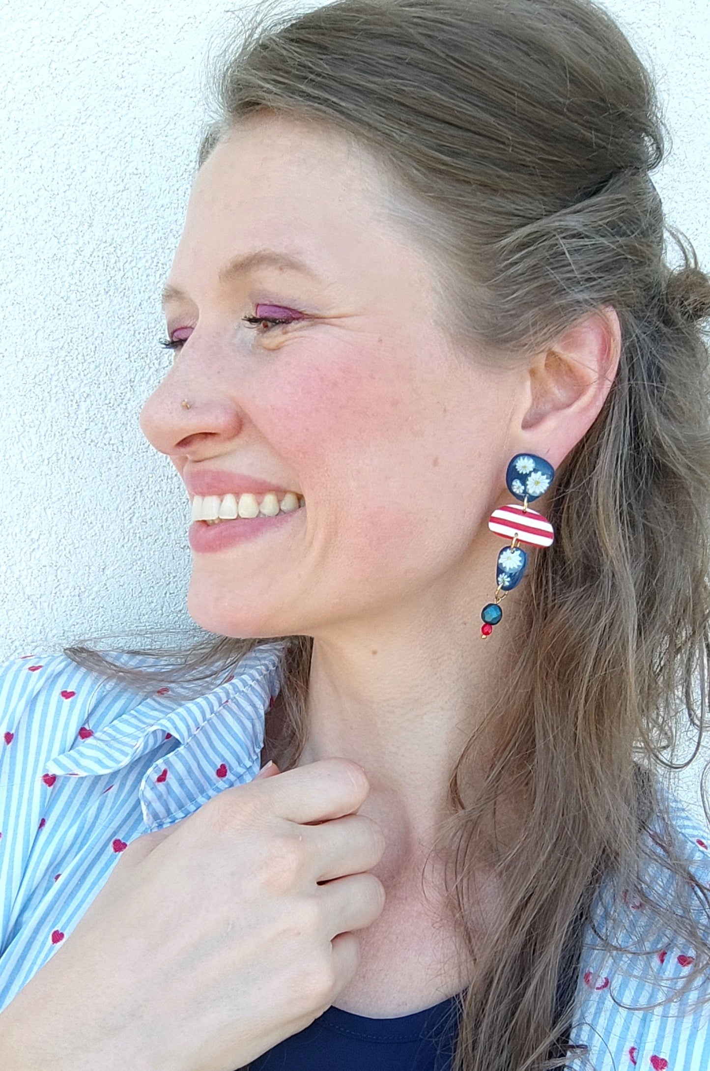 Boucles d'Oreilles Cassis