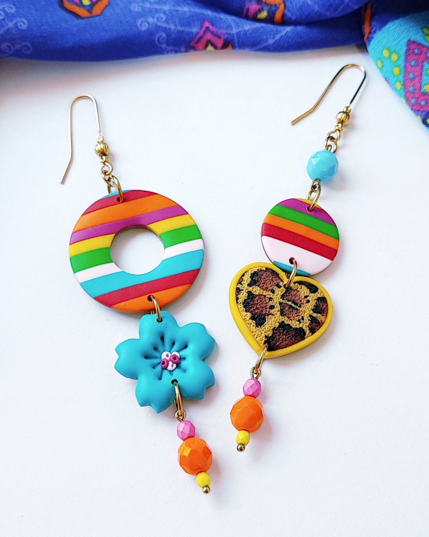 Boucles d'oreilles Color Safari