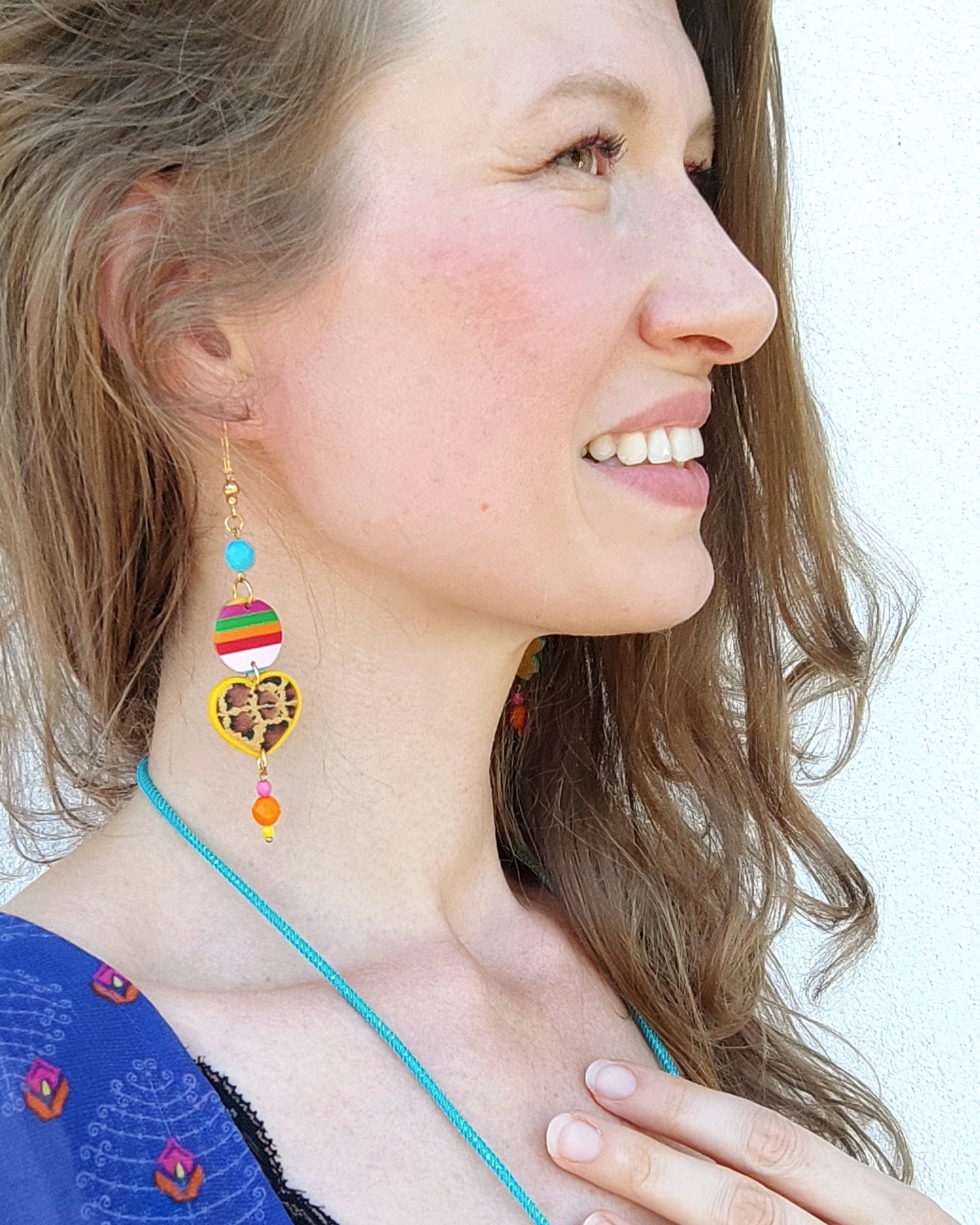 Boucles d'oreilles Color Safari