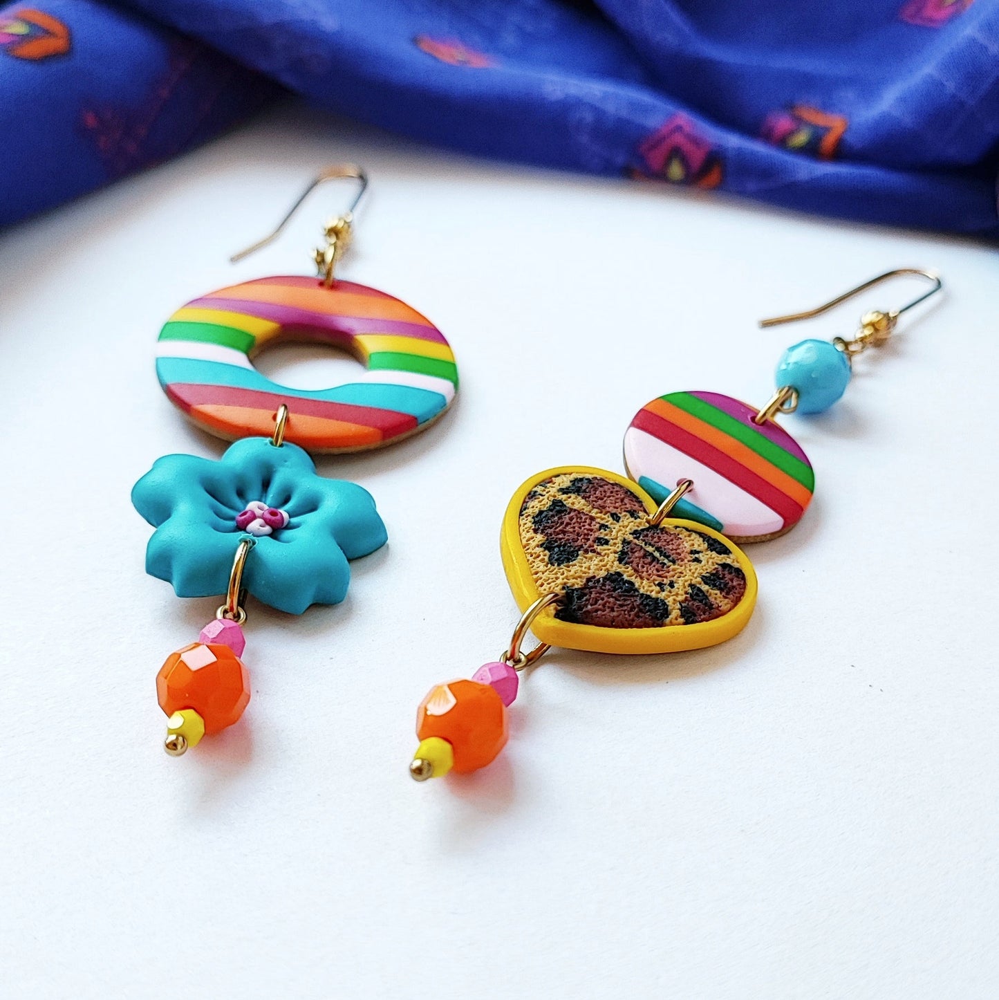 Boucles d'oreilles Color Safari