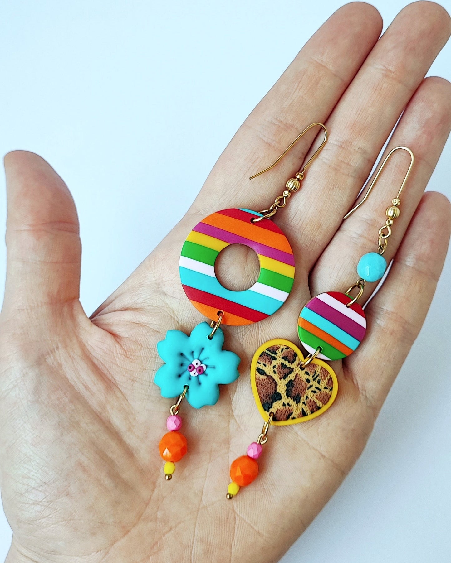 Boucles d'oreilles Color Safari