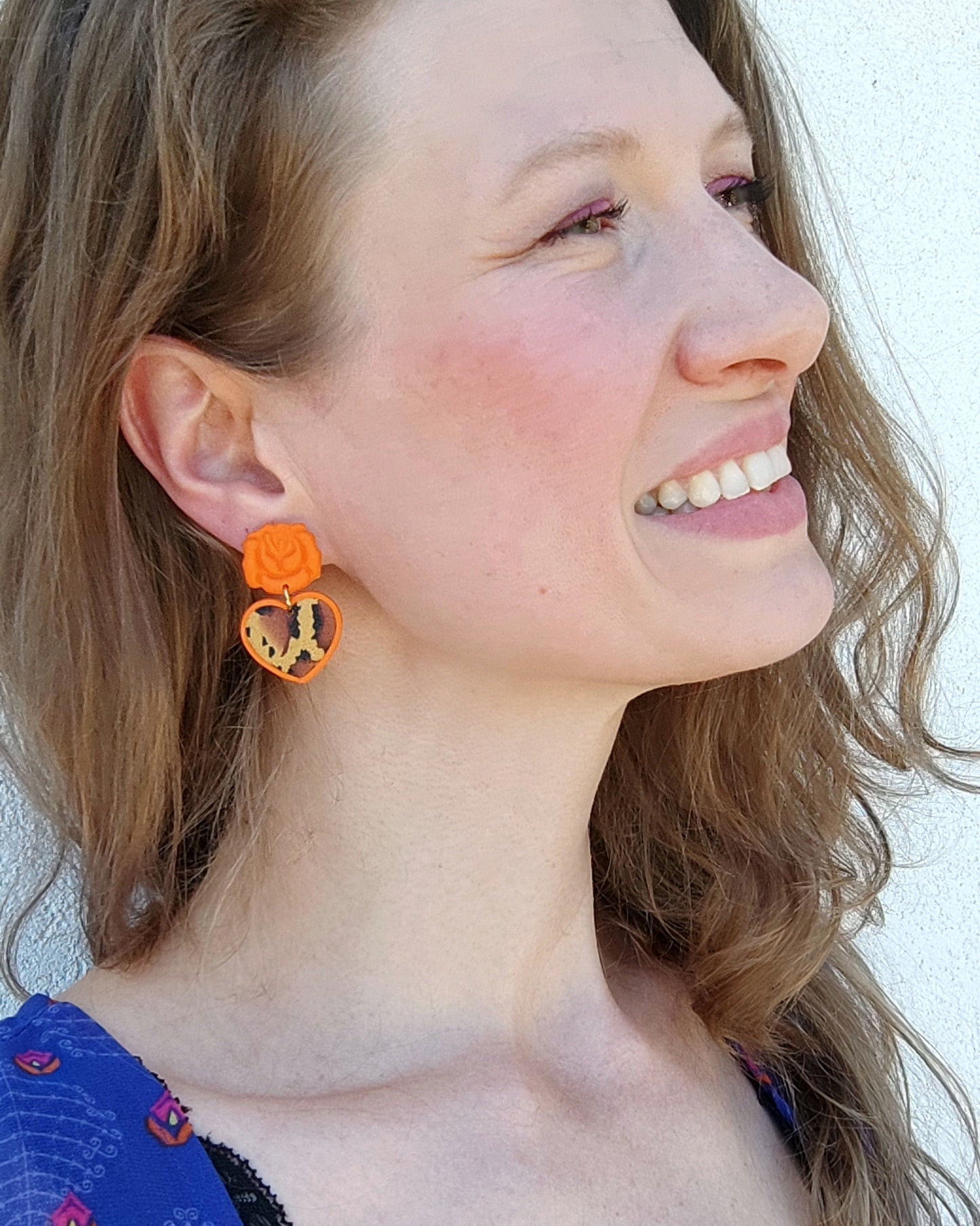 Boucles d'oreilles Pop Léo (9 coloris différents)