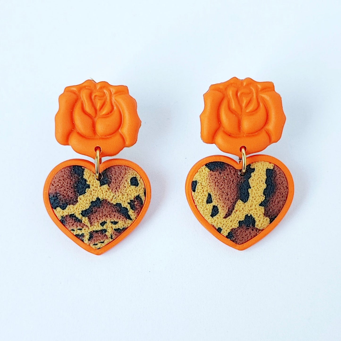 Boucles d'oreilles Pop Léo (9 coloris différents)