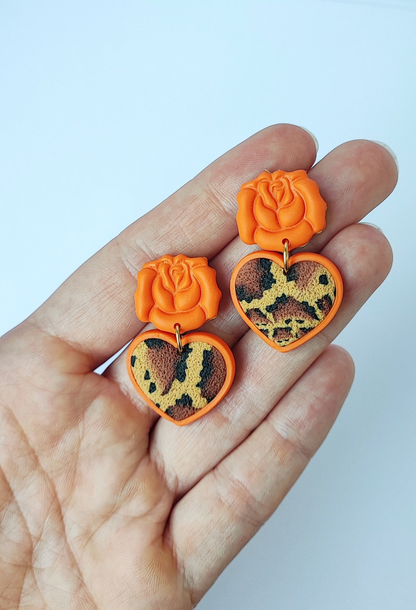 Boucles d'oreilles Pop Léo (9 coloris différents)